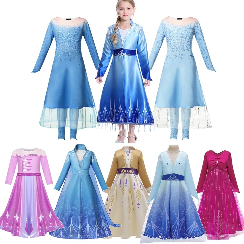 MUABABY Girls Elsa Dress Up  ǻ Anna New Pr..